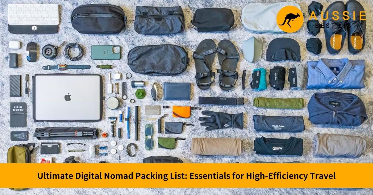 digital nomad packing list